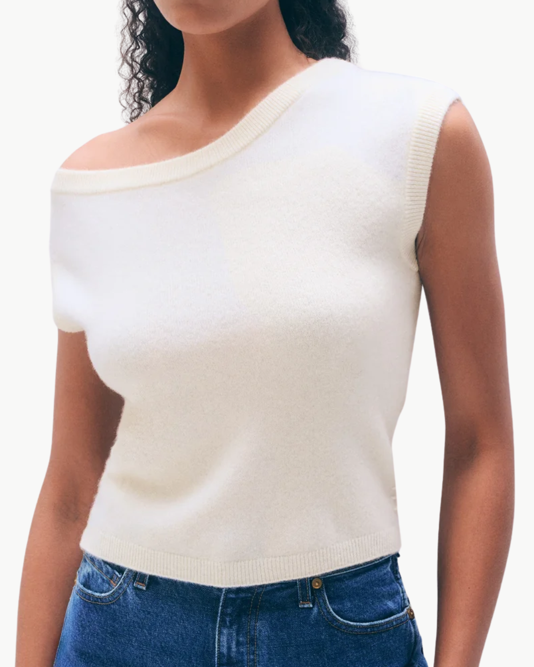 White & Warren CASHMERE OFF SHOULDER TOP at Romi Boutique