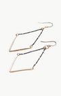Maya Bauman V EARRINGS MEDIUM IN MIX METAL at Romi Boutique