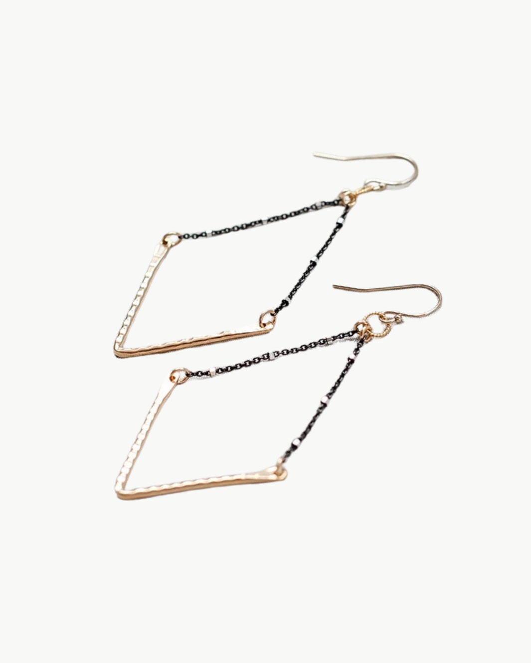 Maya Bauman V EARRINGS MEDIUM IN MIX METAL at Romi Boutique