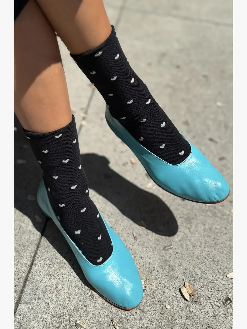 Le Bon Shoppe Heart Sneaker Socks at Romi Boutique