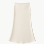 Miranda Scallop Trim Silk Skirt