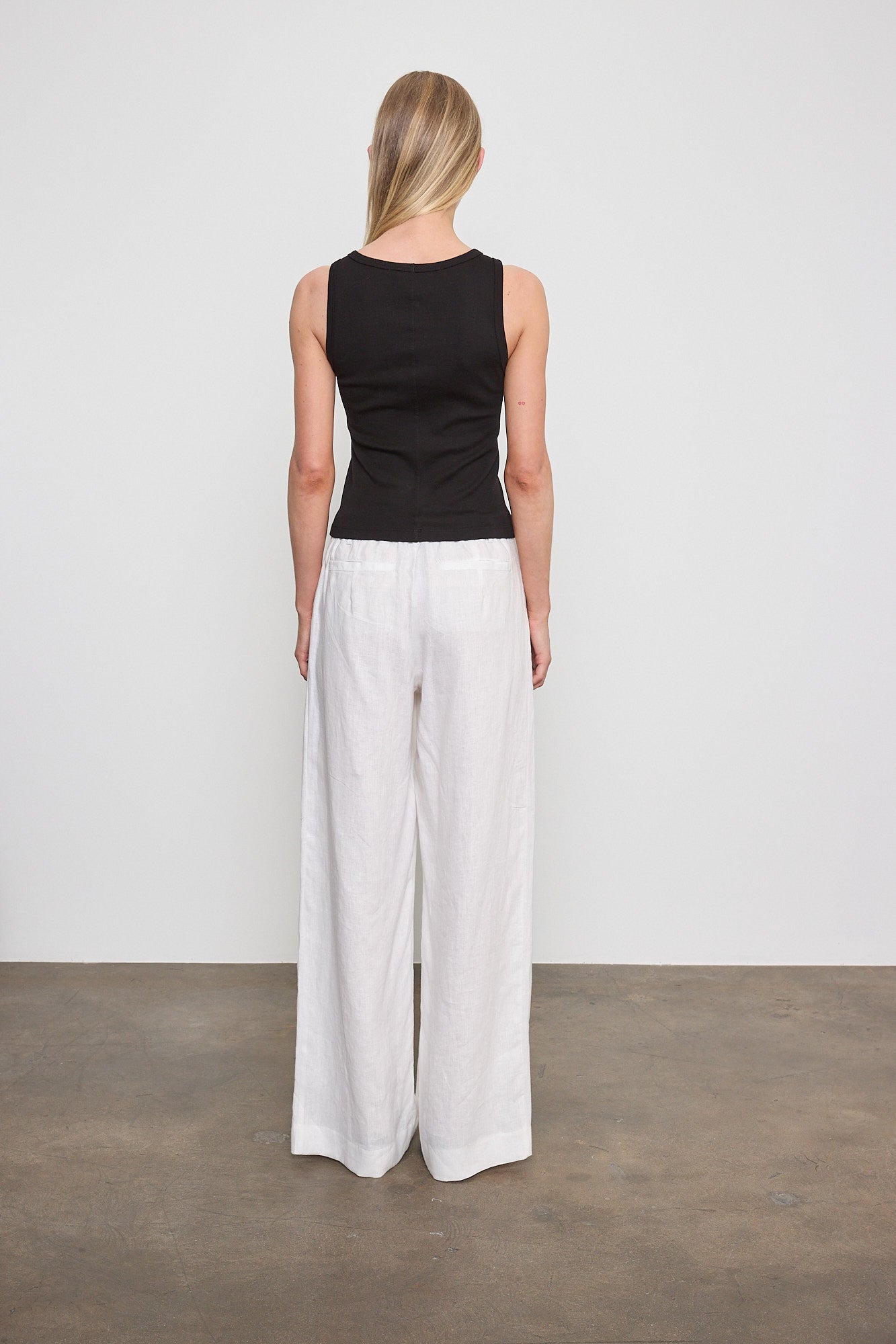 Enza Costa Supima Cotton Scoop Tank at Romi Boutique