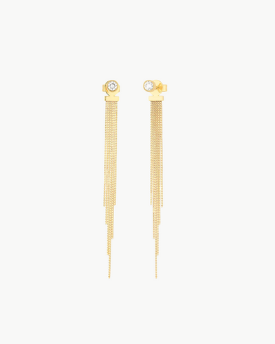 DIAMOND BIANCA DROP EARRINGS IN 14K YELLOW GOLD