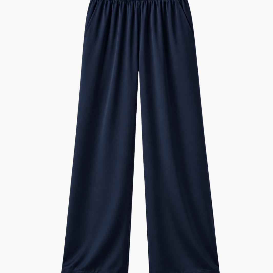 Brynn High Rise Pull On Wide Leg Pant