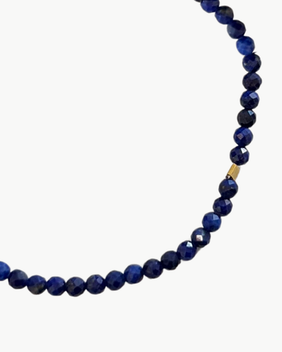 SKINNY SEMIPRECIOUS BRACELET IN DARK BLUE
