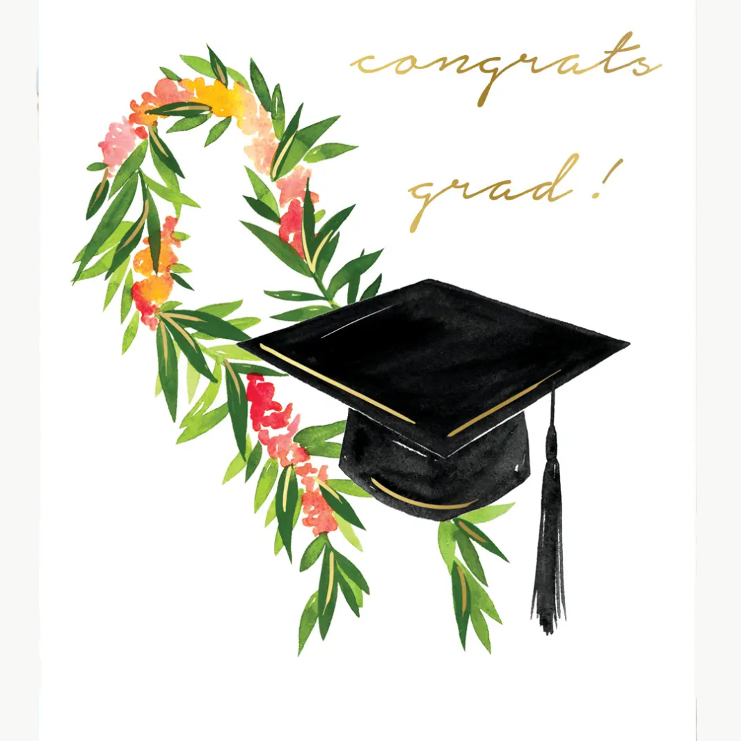 Abigail Jayne Design Lei Graduation Greeting Card at Romi Boutique