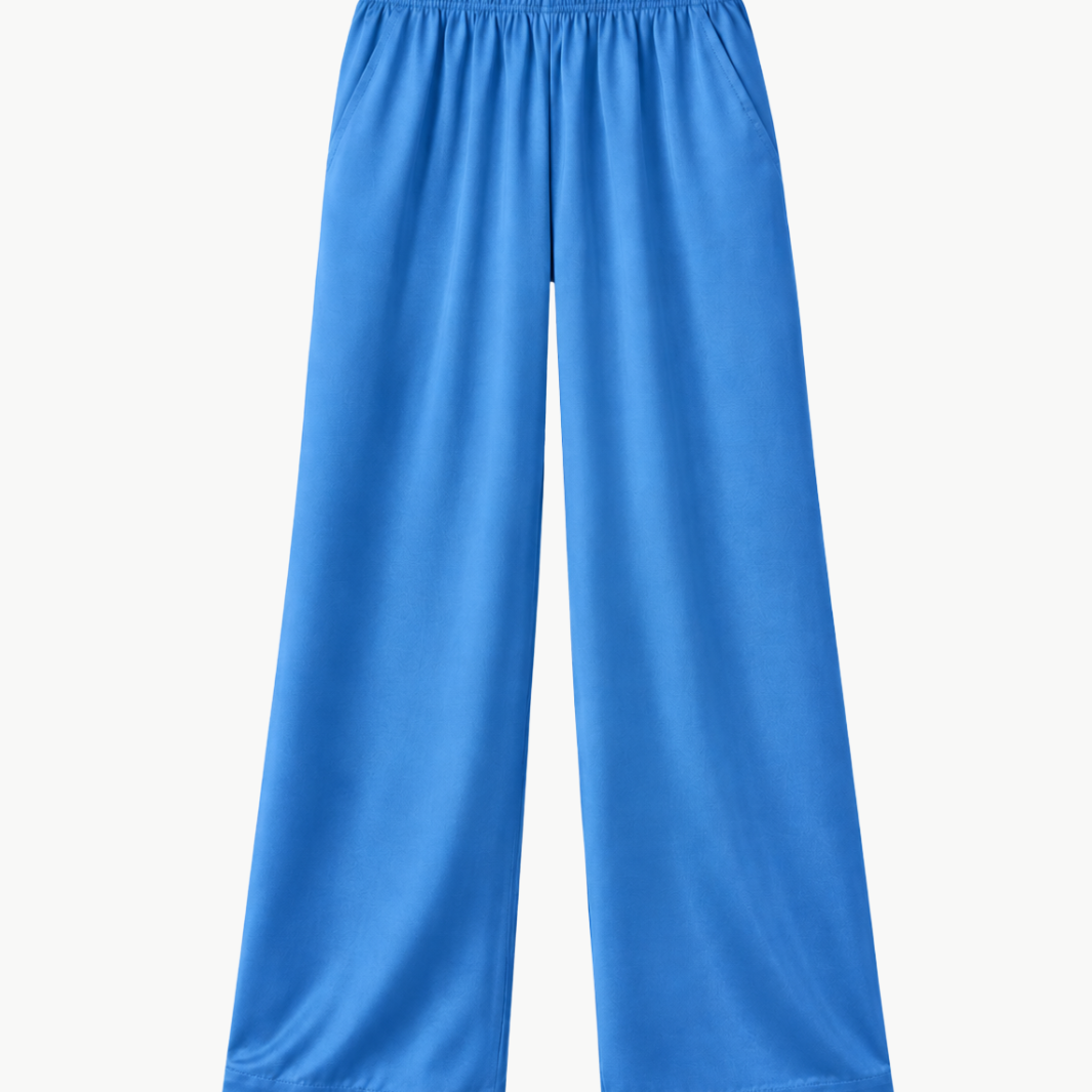 Brynn High Rise Pull On Wide Leg Pant