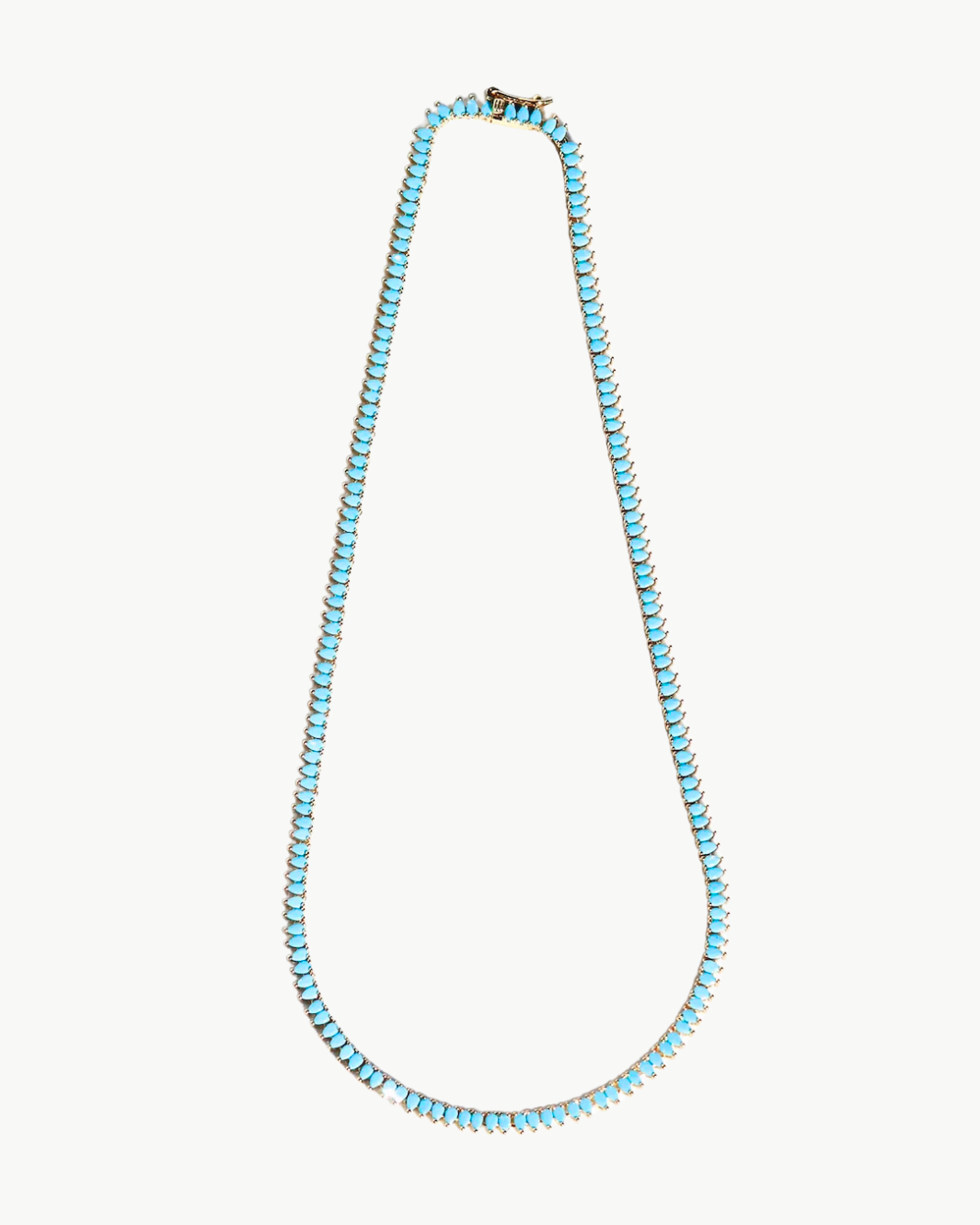 SYMPHONY MINI TEARDROP NECKLACE IN TURQUOISE