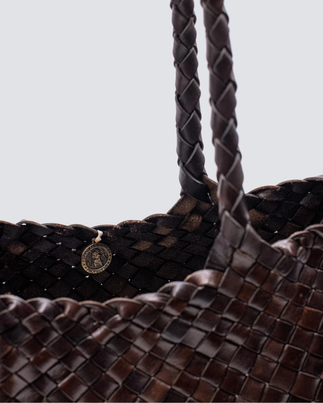 Dragon Diffusion SANTA CROCE BIG IN DARK BROWN at Romi Boutique