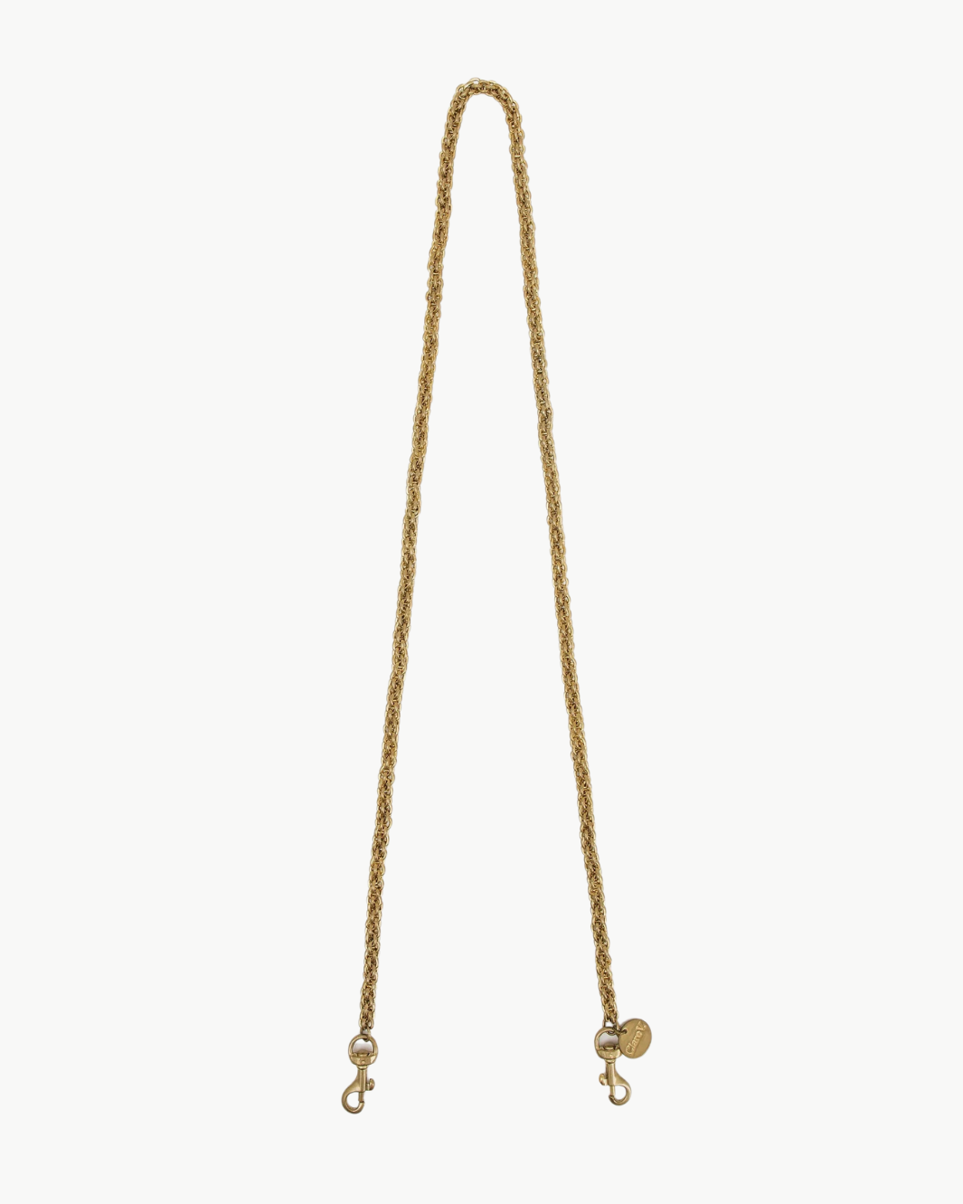 CROSSBODY STRAP THICK CHAIN IN VINTAGE GOLD