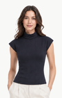 TWP Funnel Neck Sleeveless Top at Romi Boutique