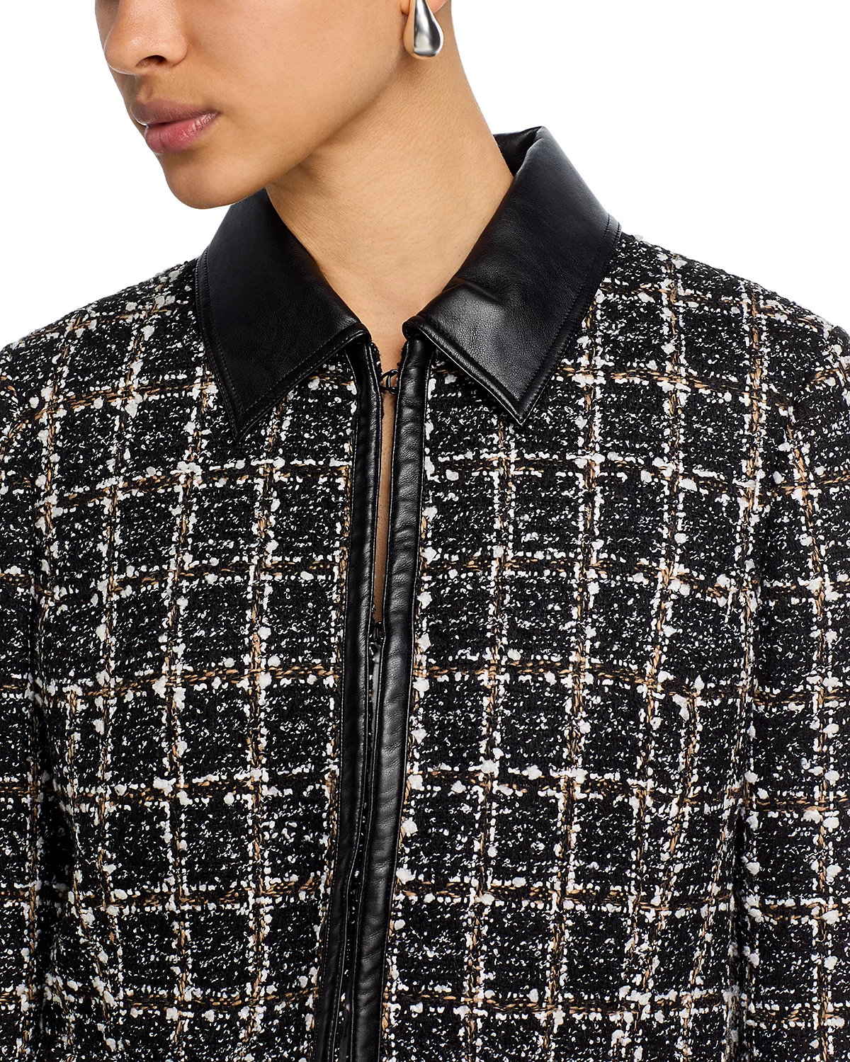 ELOISE BLAZER IN BLACK PLAID