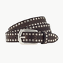 B. Belt STINA STAR EMBOSSED BELT IN BROWN at Romi Boutique