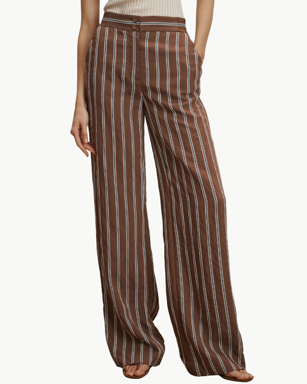 Veronica Beard CARRAWAY WIDE-LEG PANT at Romi Boutique