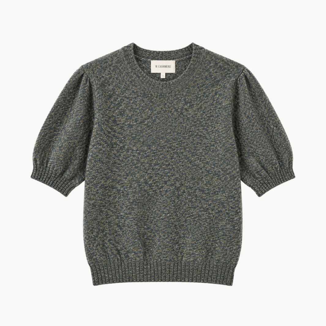 W.Cashmere Brenda Short Sleeves Sweater at Romi Boutique