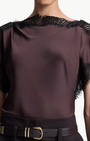 A.L.C LUNA SATIN TOP at Romi Boutique