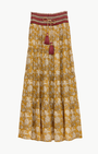Mabe Tulsi Print Maxi Skirt at Romi Boutique