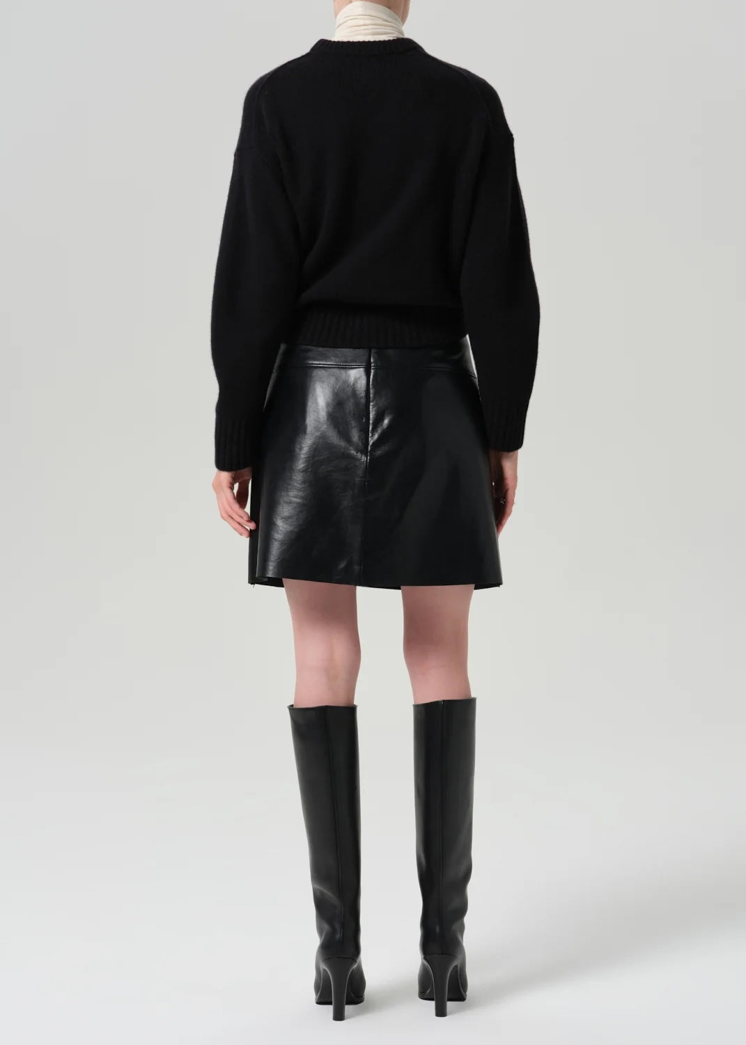 Soraya Recycled Leather Skirt