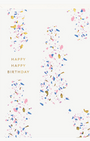 Ramona & Ruth HAPPY BIRTHDAY CONFETTI GREETING CARD at Romi Boutique