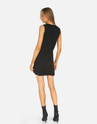 GILLY SLEEVELESS DRESS IN BLACK