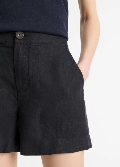 MID RISE HEMP SHORT IN NIGHT LAKE