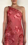 Hemant & Nandita ONE SHOULDER SASH DRESS at Romi Boutique