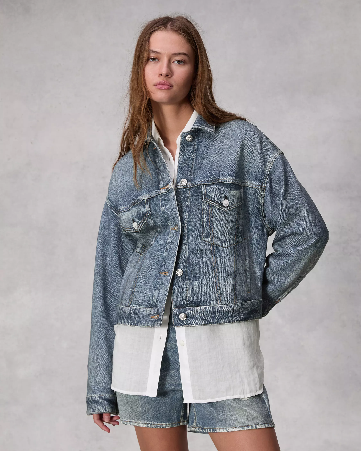 MIRAMAR TRUCKER JACKET IN WALKER