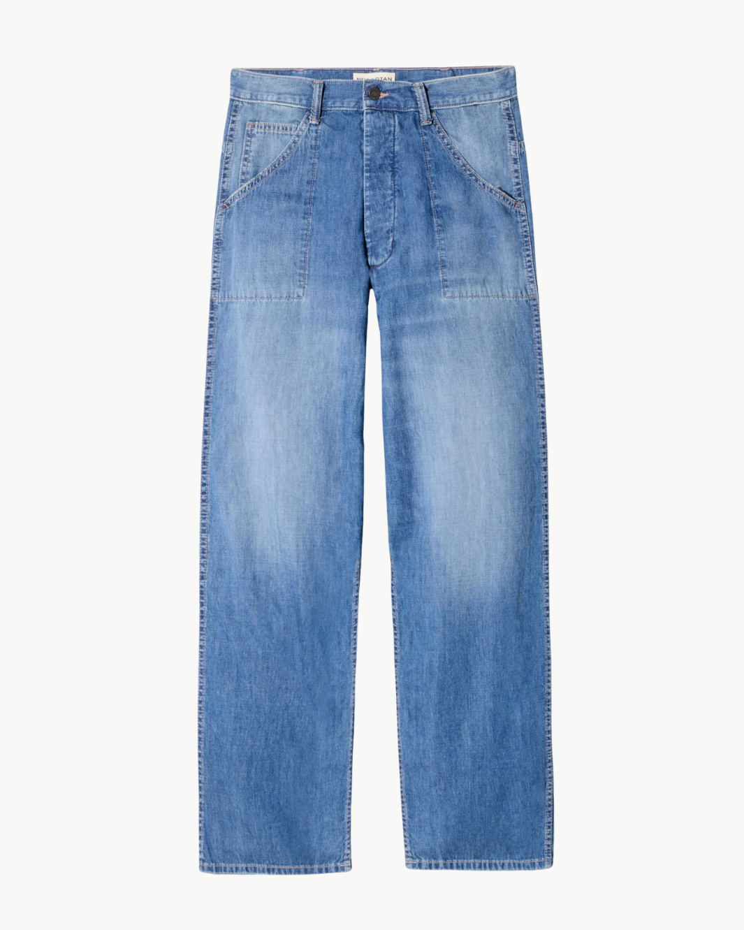Nili Lotan WHITNEY DENIM PANT at Romi Boutique