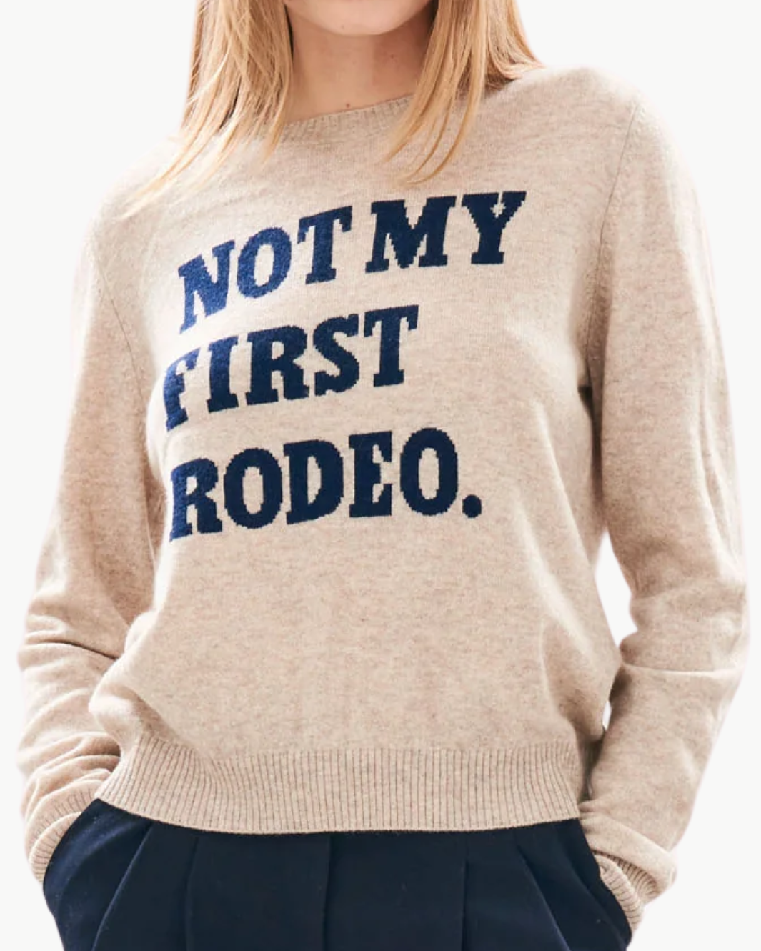 RODEO CREW IN ORGANIC LIGHT BROWN/NAVY