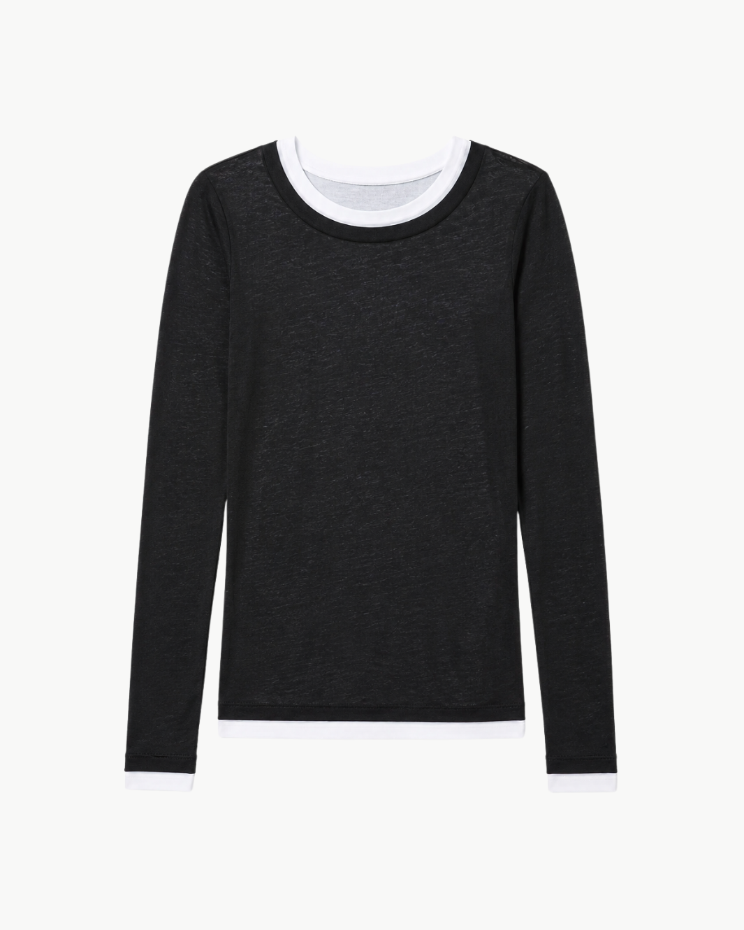 Tissue Jersey Layered Long Sleeve