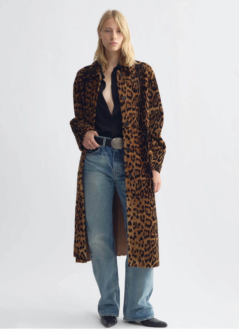 Nili Lotan Davelle Shearling Coat at Romi Boutique