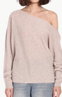 Minnie Rose CASHMERE OFF THE SHOULDER TOP at Romi Boutique