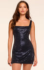 Ramy Brook Andrea Beaded Sequin Mini Dress at Romi Boutique