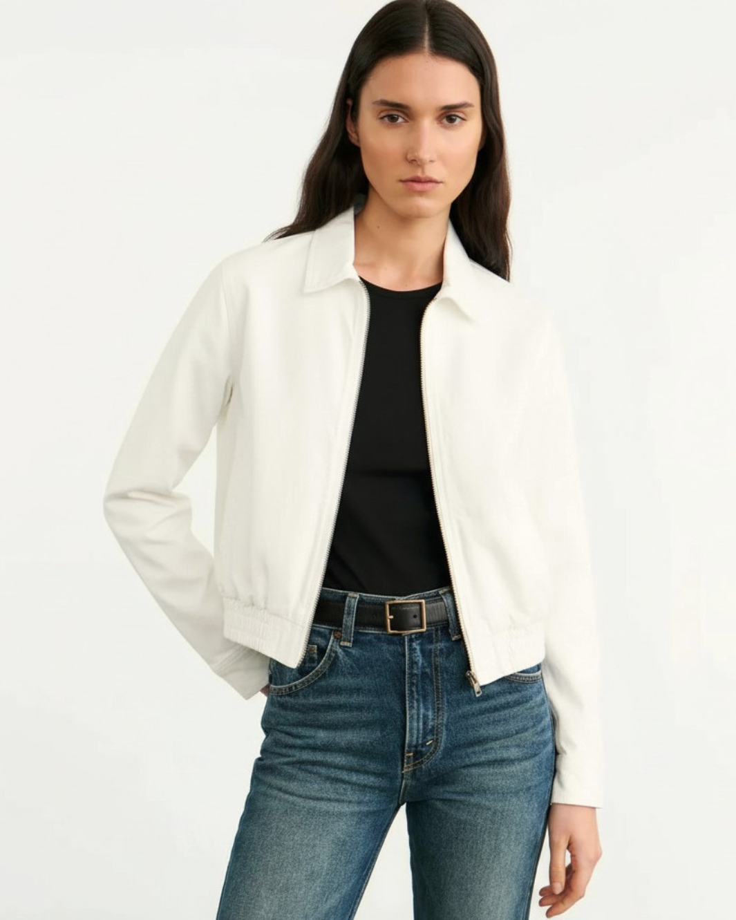 Nili Lotan Najac Denim Jacket at Romi Boutique