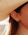 Romi Az Turquoise Hoops at Romi Boutique