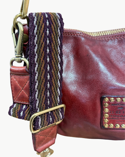 CARINA CROSSBODY IN BURGUNDY