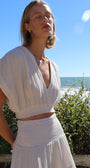 VACAY TOP GAUZE IN BIRCH - Romi Boutique