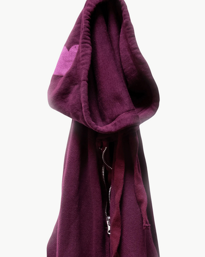 SUPERFLUFF LUX ZIP HOODIE IN DEEPLOVE