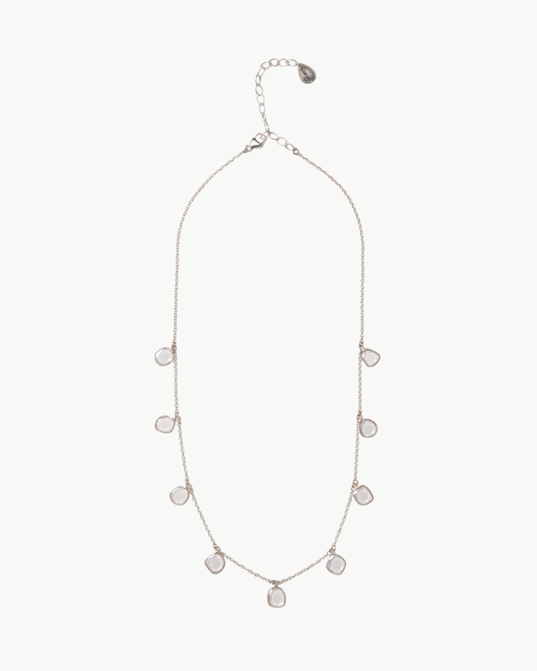 DANGLE NECKLACE IN SILVER - Romi Boutique