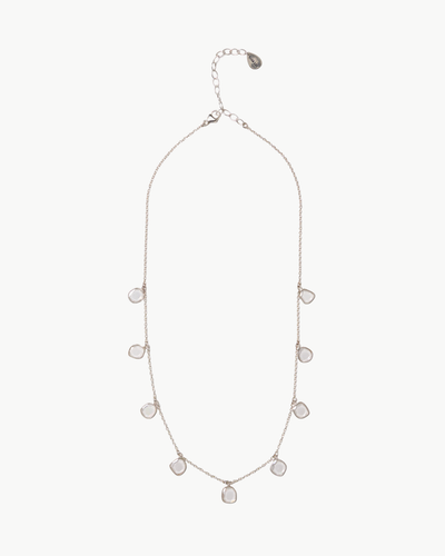 DANGLE NECKLACE IN SILVER - Romi Boutique