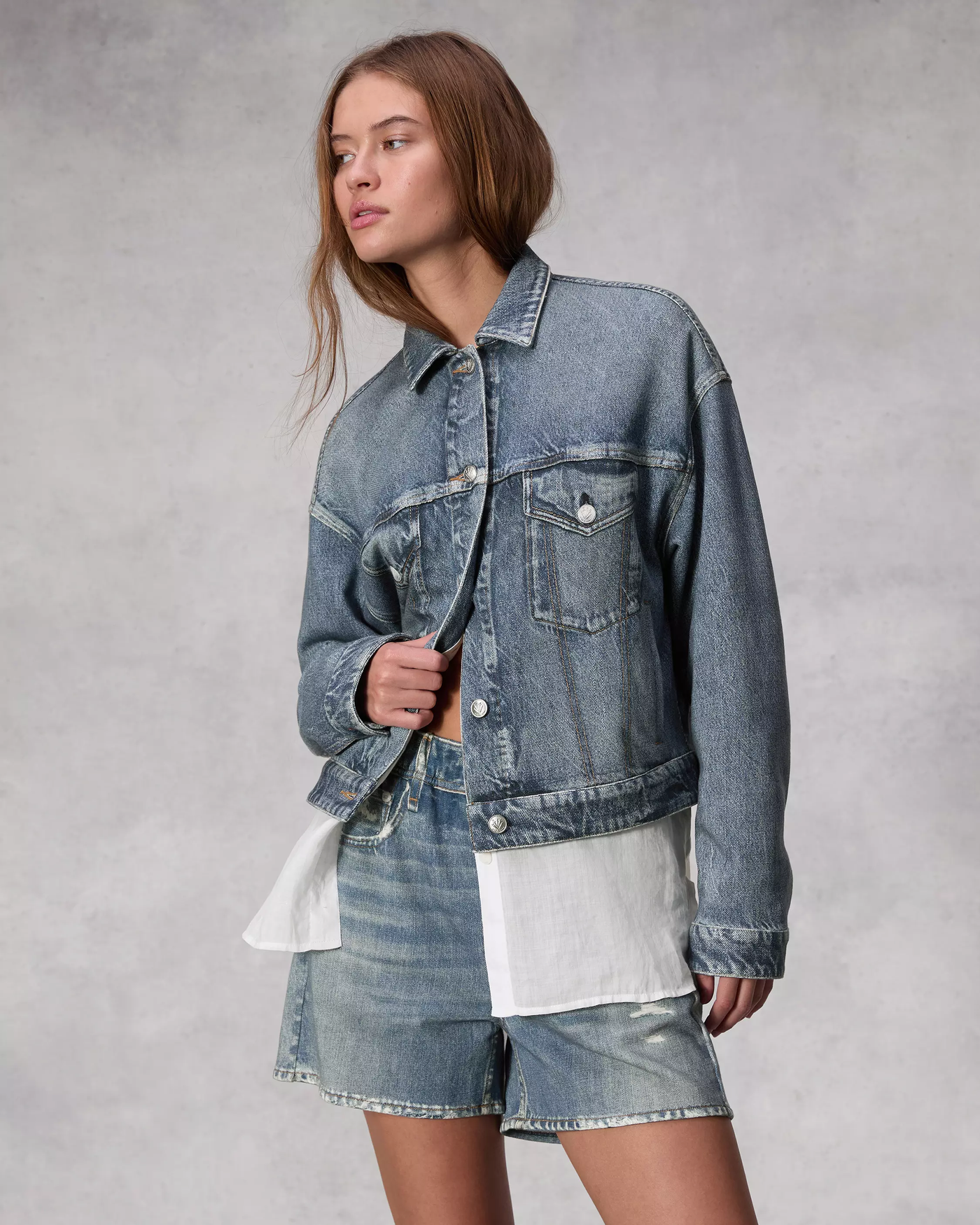 MIRAMAR TRUCKER JACKET IN WALKER