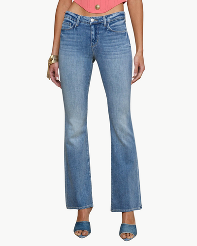 CARA LOW-RISE BOOTCUT JEAN IN IBARRA