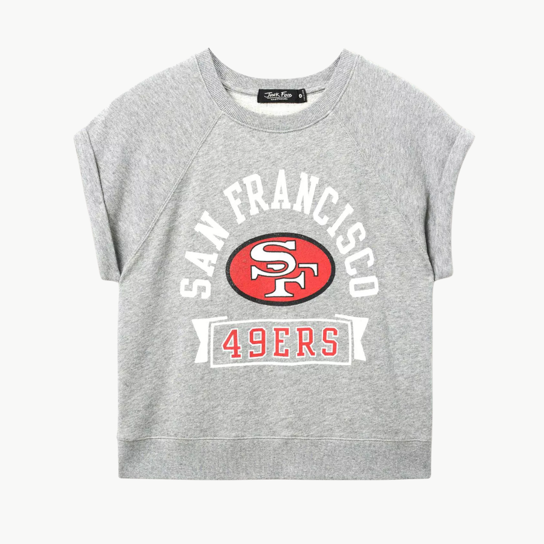 Junk Food 49ERS RAGLAN TANK at Romi Boutique