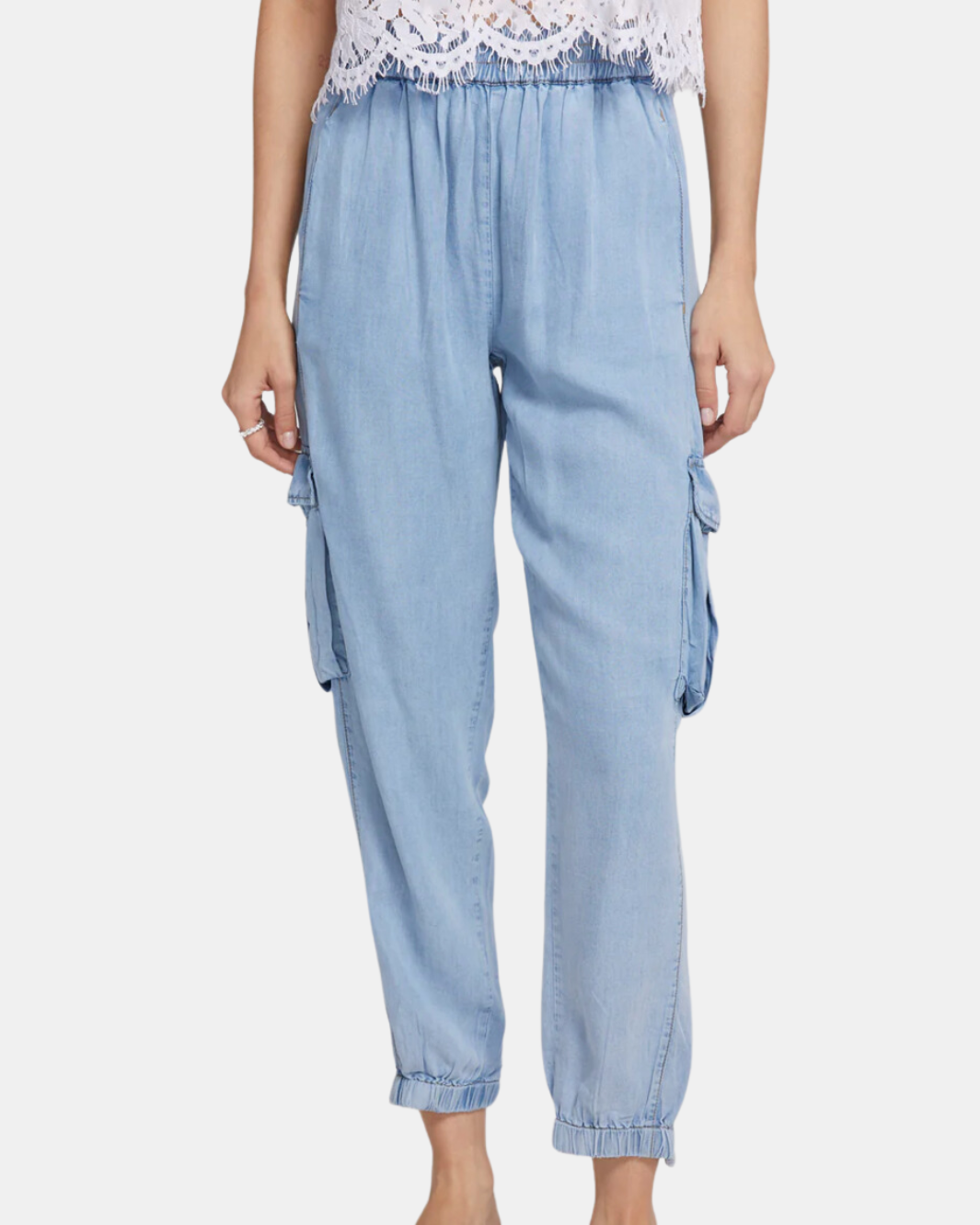 CHANDRA DENIM JOGGER by Generation Love - Romi Boutique
