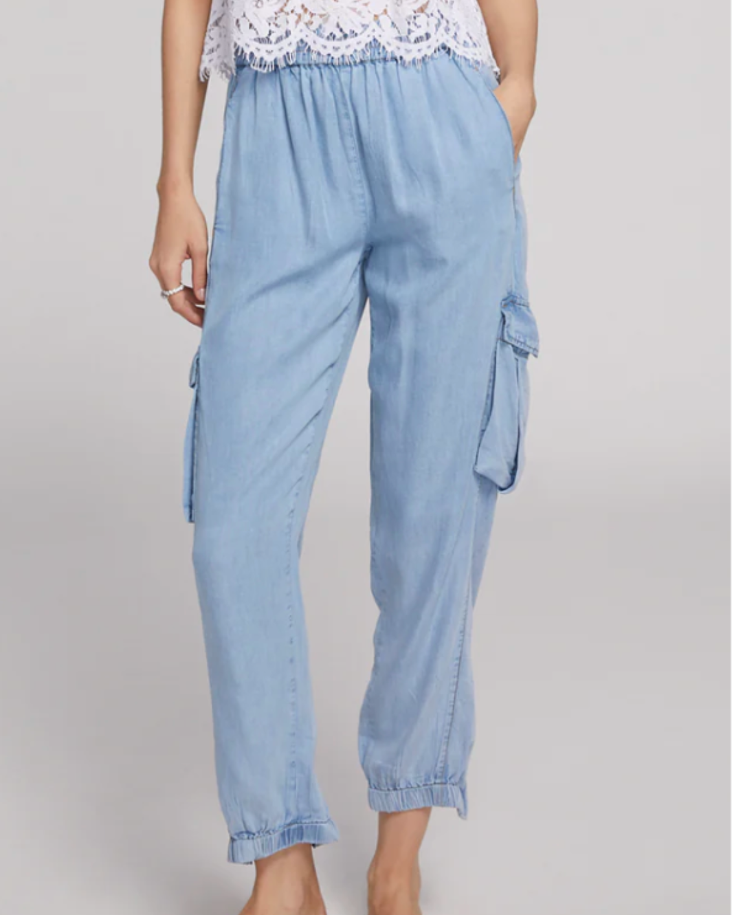 CHANDRA DENIM JOGGER by Generation Love - Romi Boutique