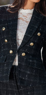 ELSA WINDOWPANE TWEED BLAZER by Generation Love - Romi Boutique