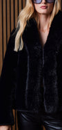 DASHA FAUX FUR JACKET by Generation Love - Romi Boutique