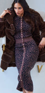 CHRISTIE FAUX FUR COAT IN HAZELNUT - Romi Boutique