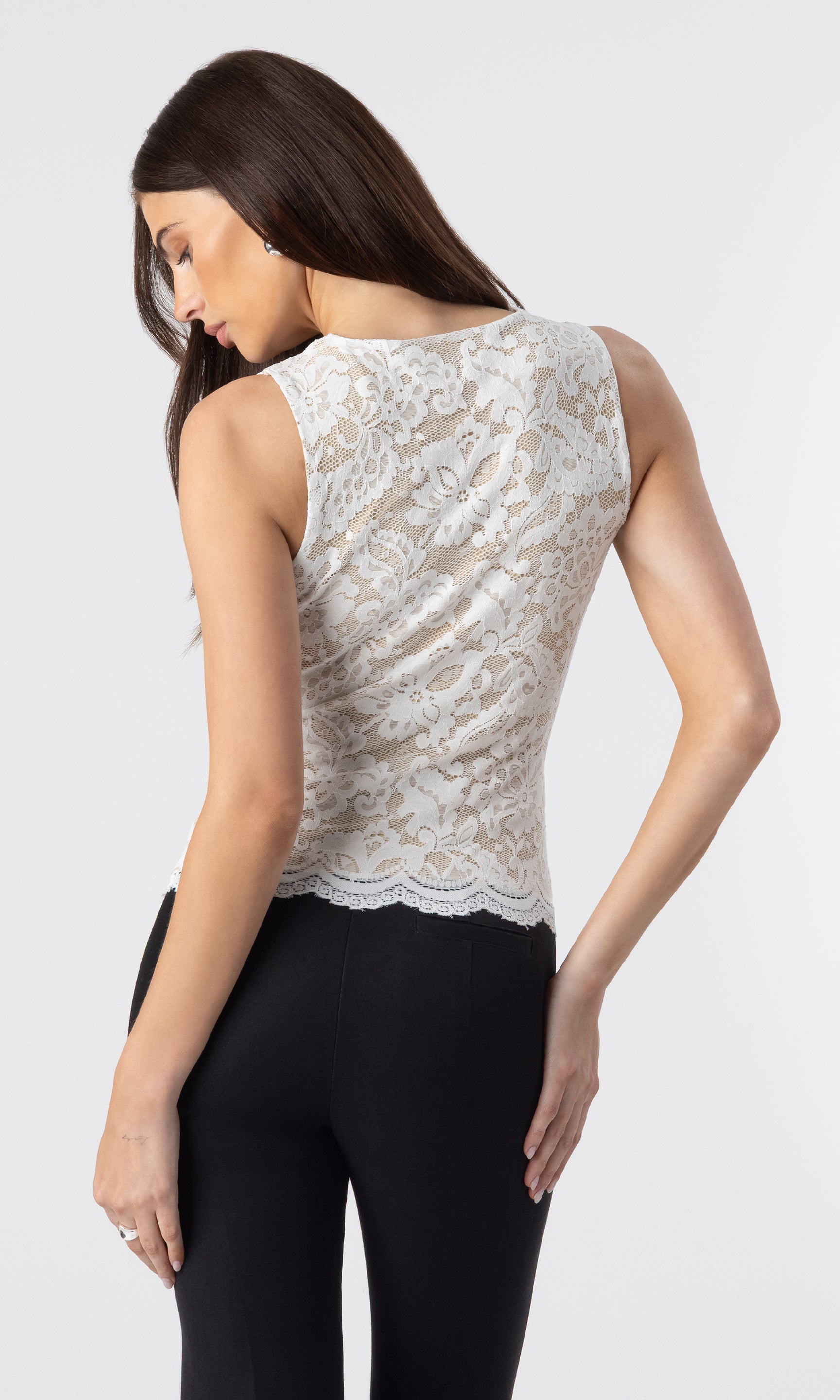 LEILA STRETCH LACE TOP by Generation Love - Romi Boutique