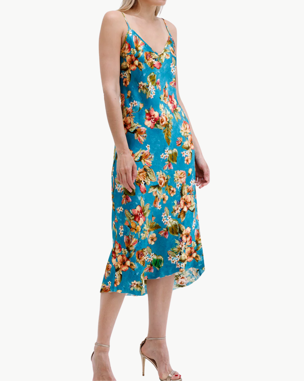 GO SLIP DRESS PRINTED by Go Silk - Romi Boutique